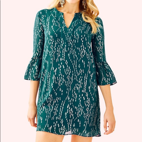lilly pulitzer elenora silk dress
